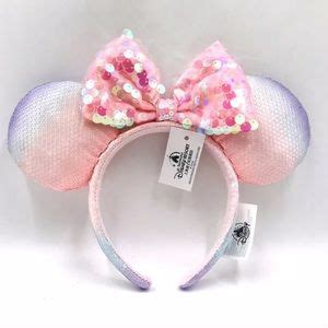 Disney Accessories Disney Pride Pastel Rainbow Minnie Mouse Ears