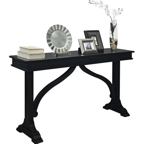 Wood Console Table In Black 5073096