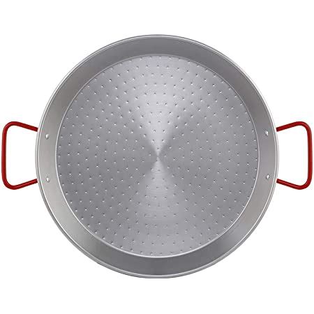 Metaltex Paella Pfanne Aus Poliertem Stahl 10 Rationen 42 Cm Grau