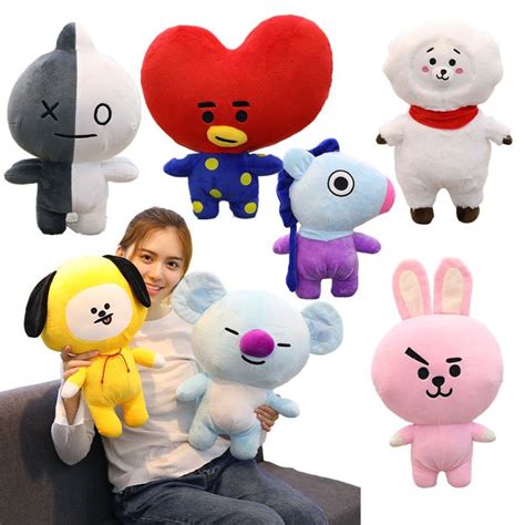 BT21 Plush 25/35/45cm | Baby plush toys, Gifts for kids, Pillow gift