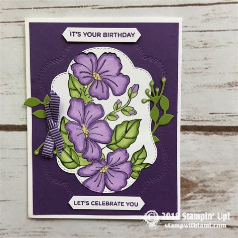 Card Blended Season Wishing You The Best Card Part Stampin Up