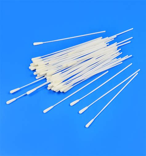 ISO13485 Disposable Sterile Saliva Sample Collection Nylon Flocked Oral