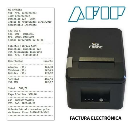 Software Impresora T Rmica Factura Electr Nica Stock Env O