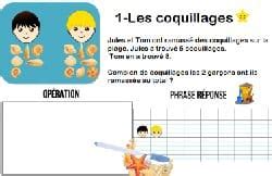 Maths Au Cycle Le Jeu Des Coquillages