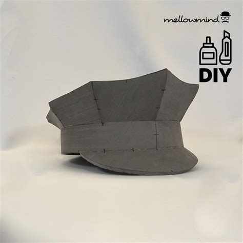 Diy Policeman Hat Template For Eva Foam Etsy