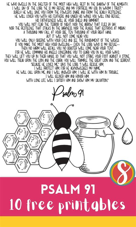 10 Free Psalm 91 Coloring Pages Stevie Doodles