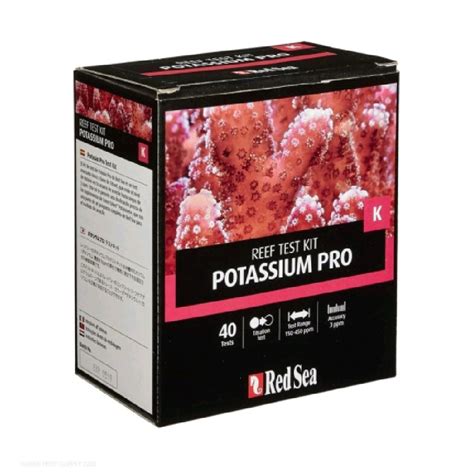 Red Sea Potassium Pro Reef Test Kit Tropestua