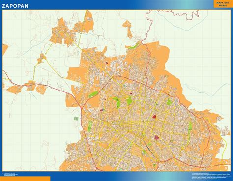 Mapa Zapopan | Mapas México y Latinoamerica