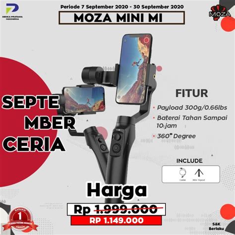 Jual Gimbal Moza Mini Mi Moza Mini Mi 3 Axis Gimbal Stabilizer