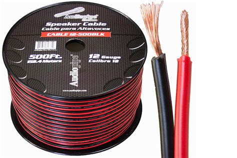 Amazon AUDIOPIPE 12 Gauge Speaker Zip Wire 500 Feet Primary