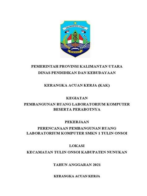 Kak Prc Lab Komputer Smkn 1 Tulin Onsoi Pdf