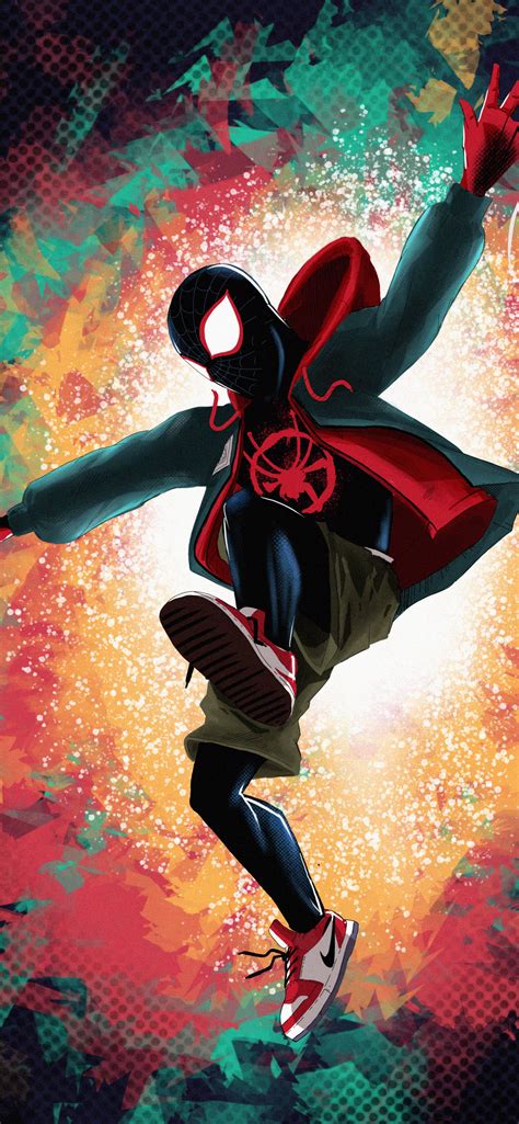 1242x2688 Spider Verse Artworks Iphone Xs Max Hd 4k Wallpapers Images