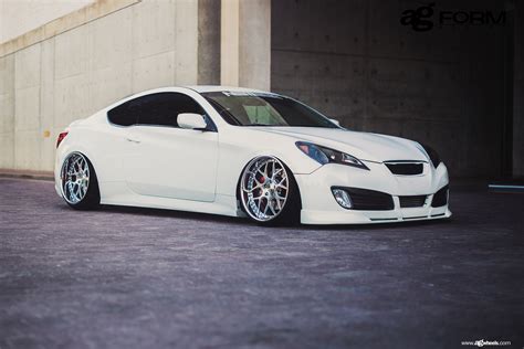 Slammed Hyundai Genesis Coupe On Forged Avant Garde F110 CARiD