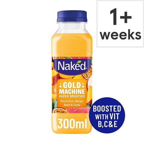 Naked Gold Machine Super Smoothie 300Ml Tesco Groceries