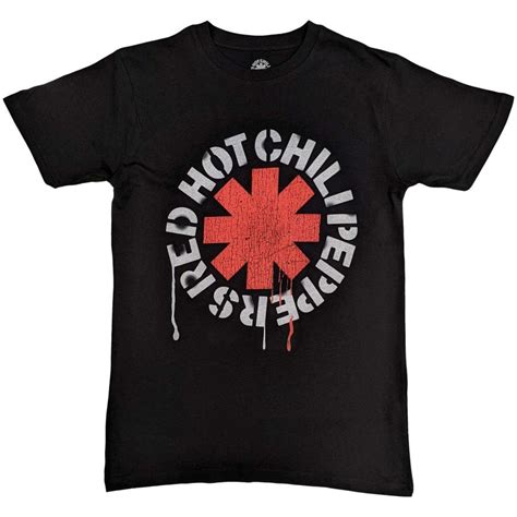 レッドホットチリペッパーズ Red Hot Chilli Peppers オフィシャル商品 Stencil Tシャツ 半袖 トップス RO394 ブ Pertemba 通販