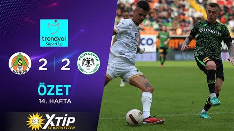 MERKUR BETS C Alanyaspor 2 2 T Konyaspor Highlights Özet