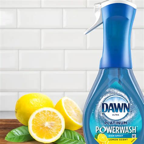 Dawn Platinum Powerwash Dish Spray Lemon Starter Kit