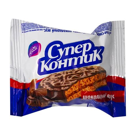 Печенье-сэндвич "Супер-Контик", 50 г, в ассортименте - купить в ...