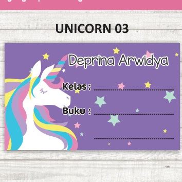 Jual Stiker Buku Unicorn Edition Shopee Indonesia