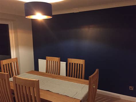 Dulux Sapphire Salute / Egyptian Cotton Navy Living Rooms, Living And ...