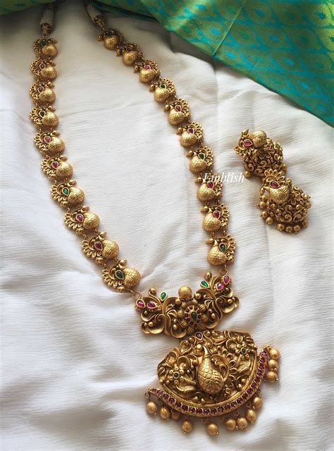 Gold Like Antique Peacock Haram