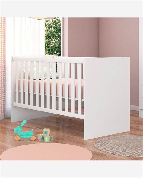 Riachuelo Quarto de Bebê Cômoda 777 e Berço Mini Cama 1344 Doce Sonho