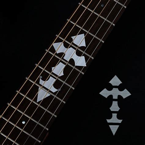 Daphne Fretboard Sticker 22 Styles Electric Guitar Parts Beautiful Cross Inlay Decals Shopee