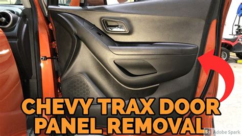 Chevy Trax Door Panel Removal Same As Buick Encore How To Youtube