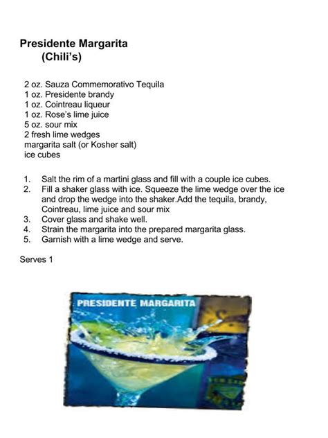 Chili S Patron Silver Margarita Recipe Bryont Blog