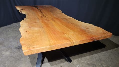 Live Edge Single Piece Sycamore Table Jewell Hardwoods