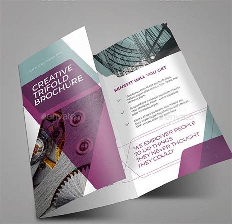 A Tri Fold Brochure Template Indesign Free