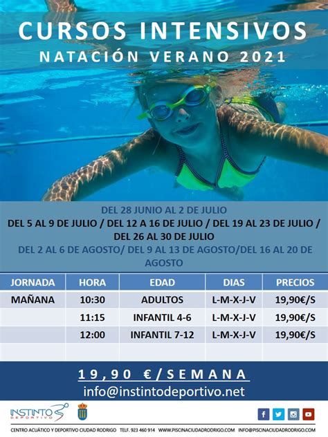 Cursos Intensivos De Nataci N Verano Instinto Deportivo