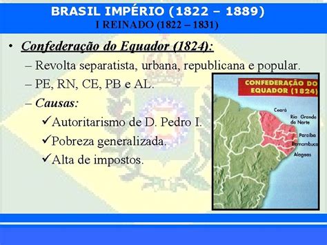 Brasil Imperio 1822 A 1889 - BRASIL IMPRIO 1822 1889 I REINADO 1822 1831