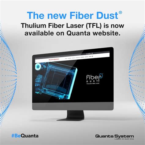 Quanta System Spa On Linkedin Quantasystem Thuliumfiberlaser Fiberdust