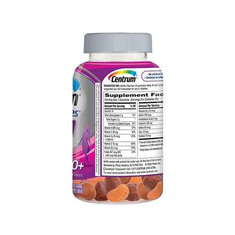 Buy Centrum Multigummies Gummy Multivitamin For Women 50 Plus With Vitamin D3 B6 And B12