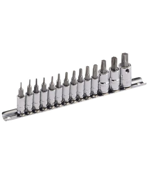 Piece Dr Star Bit Socket Set Genius