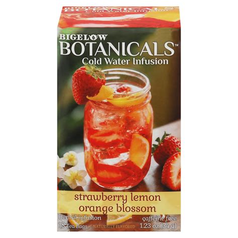 Bigelow Botanicals Cold Water Infusion Strawberry Lemon Orange Blossom