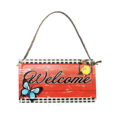 Elbeaqi Yard Art Fence Decorations Outdoor Metal Wall Art Hanging For