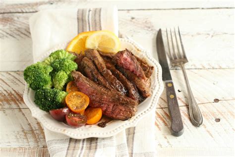 Citrus Marinated Flank Steak A Farmgirl S Kitchen