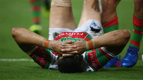 Greg Inglis Injured In Rabbitohs Thumping Loss To Wests Tigers Daily Telegraph