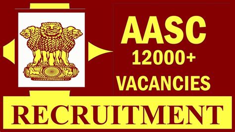 AASC Recruitment 2023 Notification Out For 12000 Vacancies Check