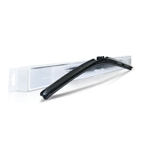 CLIX Wipers Black Carbon 24in All Weather Interchangeable Wiper Blade