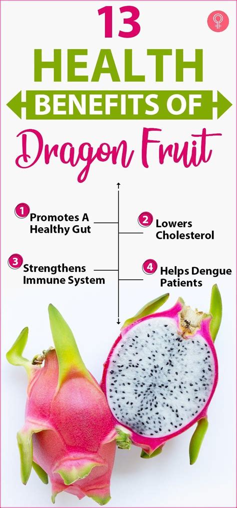 13 Health Benefits Of Dragon Fruit And How To Eat It Dragon Fruit Benefits Fruit Benefits