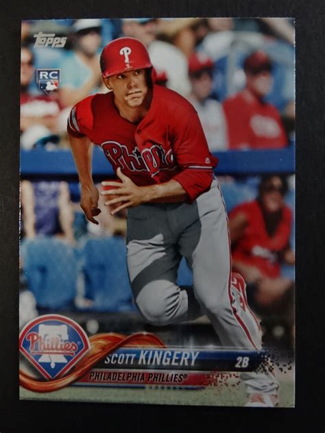 Topps Series Scott Kingery Phillies Rookie Rc Baseball Card