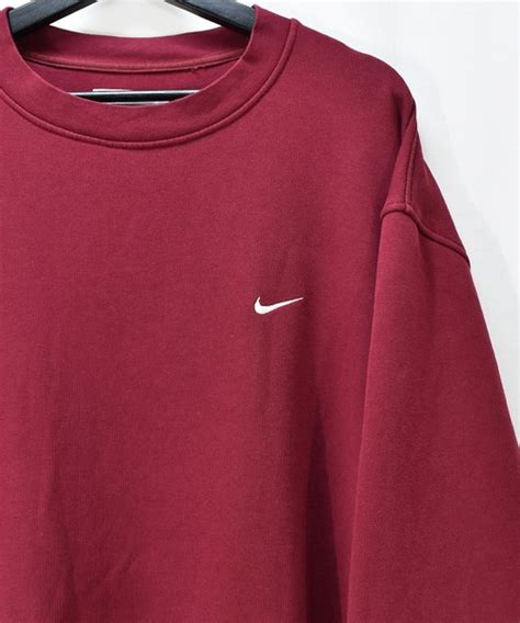 Nike（ナイキ）の「【ヴィンテージ古着】nike ナイキ Swoosh 刺繍 クルーネックスウェット（スウェット）」 Wear