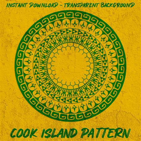 Cook Island Circle Pattern Etsy