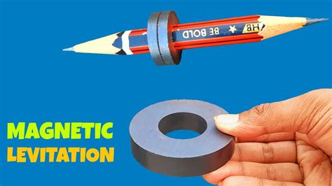 Levitating Pencil With Magnet Science Project Youtube