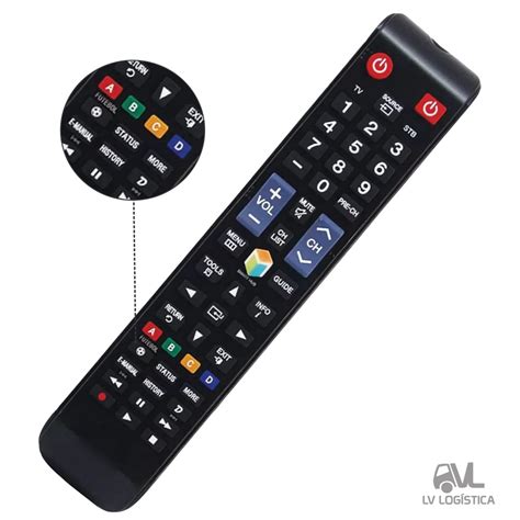 Controle Remoto Tv Samsung Smart K Tecla Smart Hub Futebol Shopee Brasil