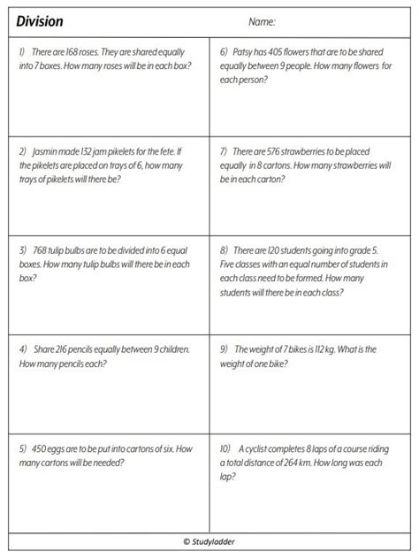 Dividing 3 Digits By 1 Digit Problem Solving Studyladder