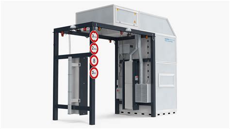 Smith Detection Cip 300 Compact Vehicle Inspection System 3d Model 69
